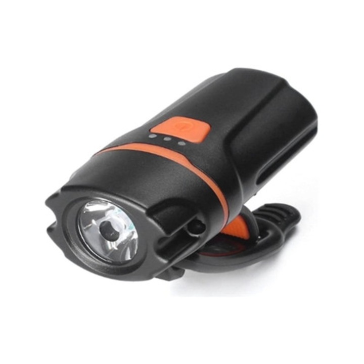 Kerékpár lámpa szett, 1200 lumen, IPX6, 6 mód, USB-ről tölthető