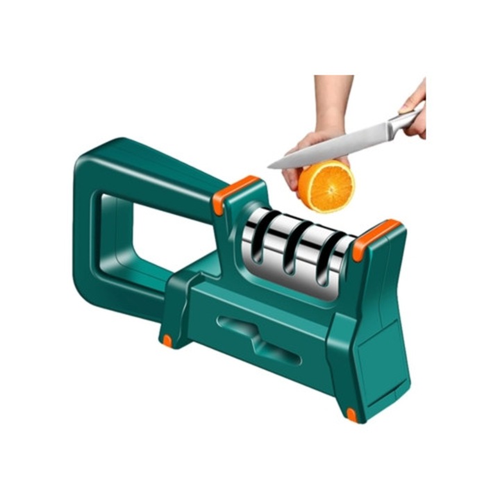 Késélező 4 az 1-ben, zöld