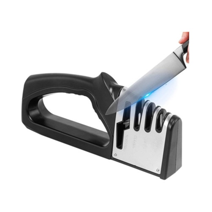 4 az 1-ben késélező, volfrám, konyhai és kültéri használatra