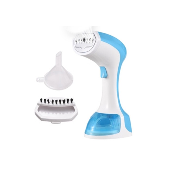 Преносима парна ютия 1200W, подвижен резервоар за вода 120ml, син