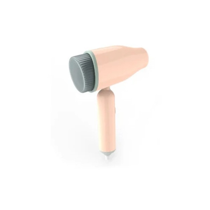 Fier de calcat cu abur pliabil compact, roz