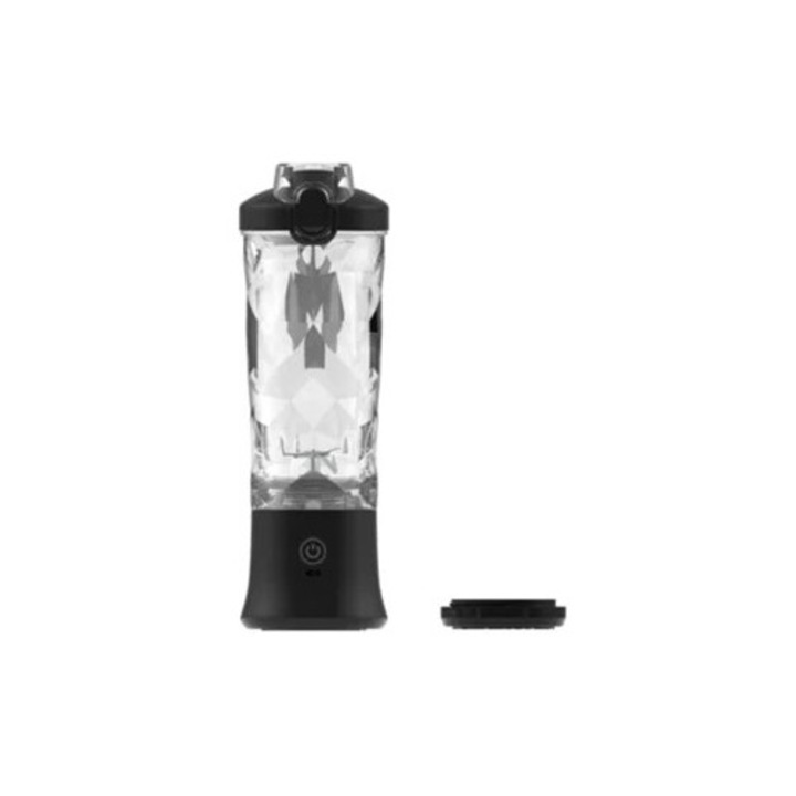 Storcator de fructe 600ml, incarcare USB, negru