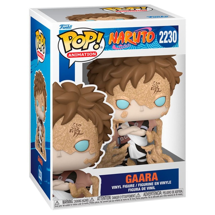 Figurina de colectie Funko POP! Animation Naruto Gaara #2230, vinyl, in cutie cadou