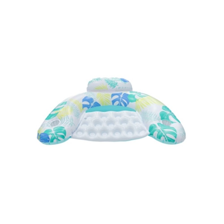 Úszó úszógumi U, pohártartóval, cián