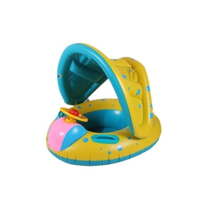 Felfújható úszógumi babáknak 1-4 éves korig, Bubble, levehető huzattal
