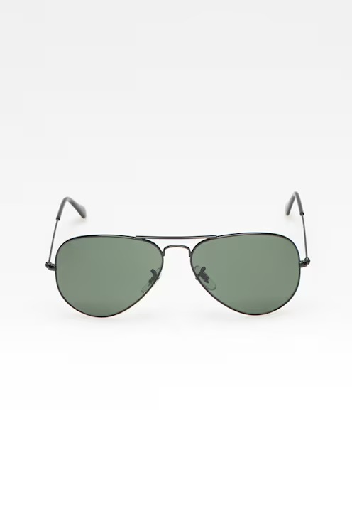 Ochelari de soare negri, rama de oglinda din metal, protectie impotriva razelor UV