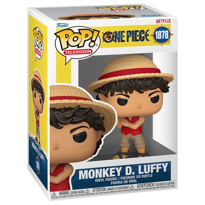 Funko POP! Television One Piece Monkey D. Luffy #1878 gyűjtői figura, vinyl, díszdobozban