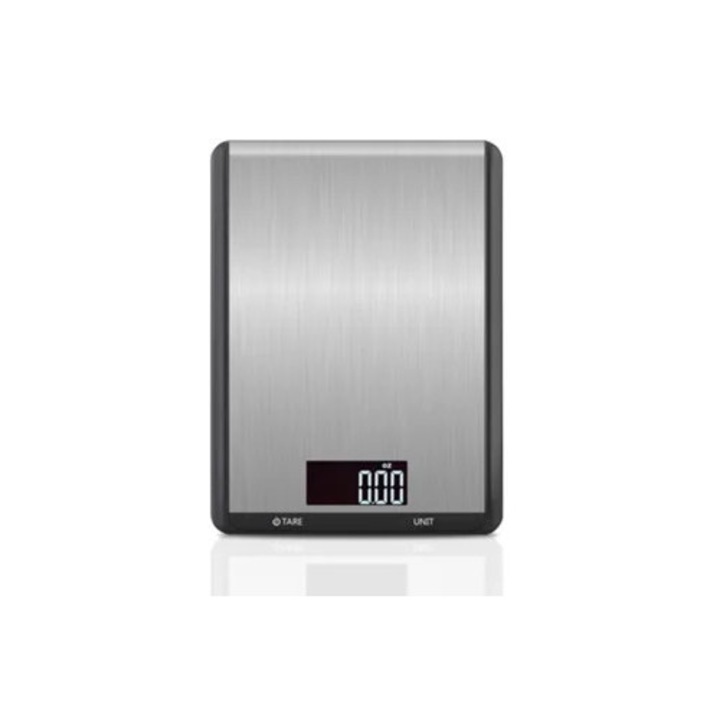 Digitális konyhai mérleg, 5kg/1g, fekete