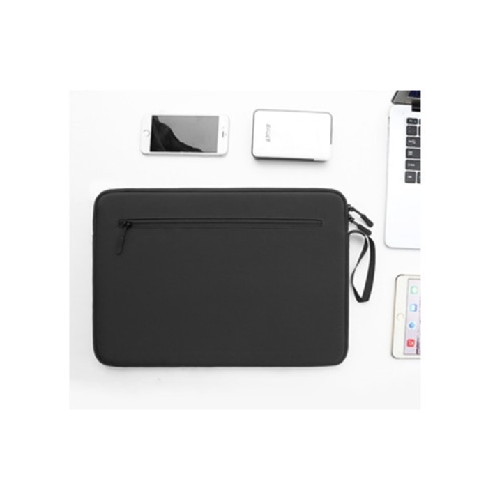 13.3 hüvelykes laptoptáska, dizájnos, tartós, védőréteggel, elülső zsebbel