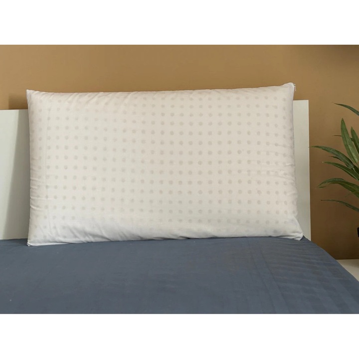 Perna MHR Memory Trilly 40x70cm, alb, medie fermitate, spumă memory foam