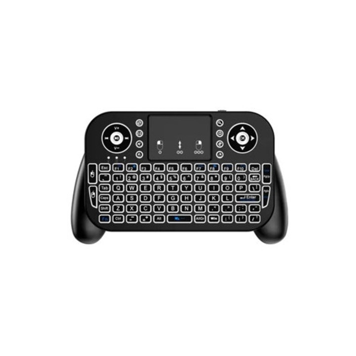 V8 Air Fly egér, 2.4G, 7 színű világítás, Bluetooth vezérlés, lítium akkumulátor