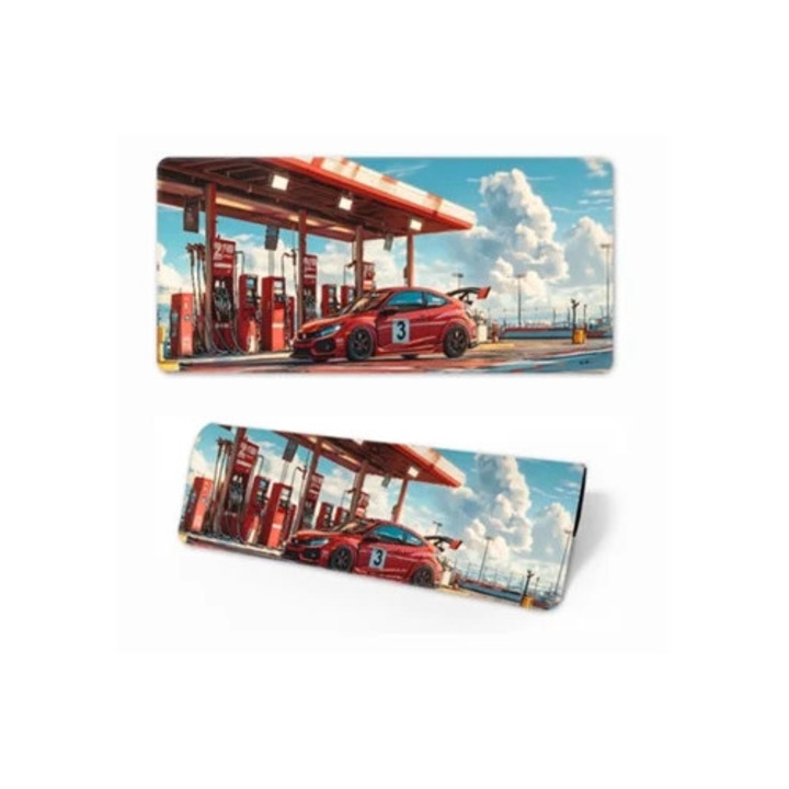 Csúszásgátló egérpad varrott széllel, méretei 290x600x2mm