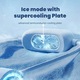 Сгъваем вентилатор за врат, преносим, с кутия за съхранение, 360° охлаждане, регулируема посока на маркуча, 3 скорости, USB тип C презареждаем, за офис, спорт, пътуване, бял
