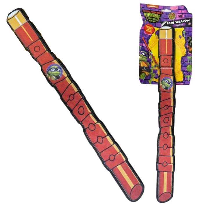 Arma de jucarie Testoasele Ninja, Wojownicze Zolwie Ninja, Bat Donatello, 47cm