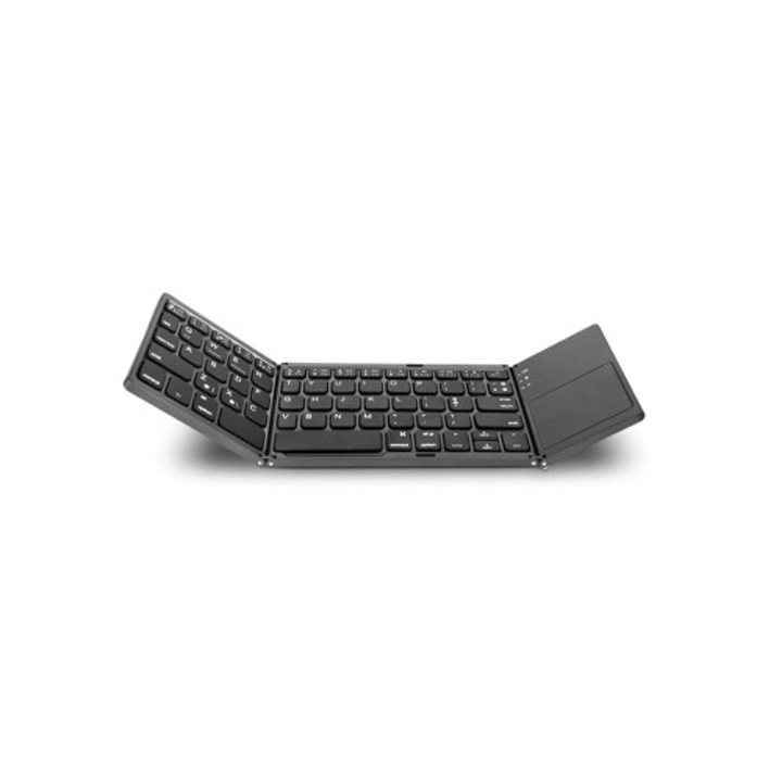 Ултратънка сгъваема Bluetooth клавиатура B033 с три сгъвания