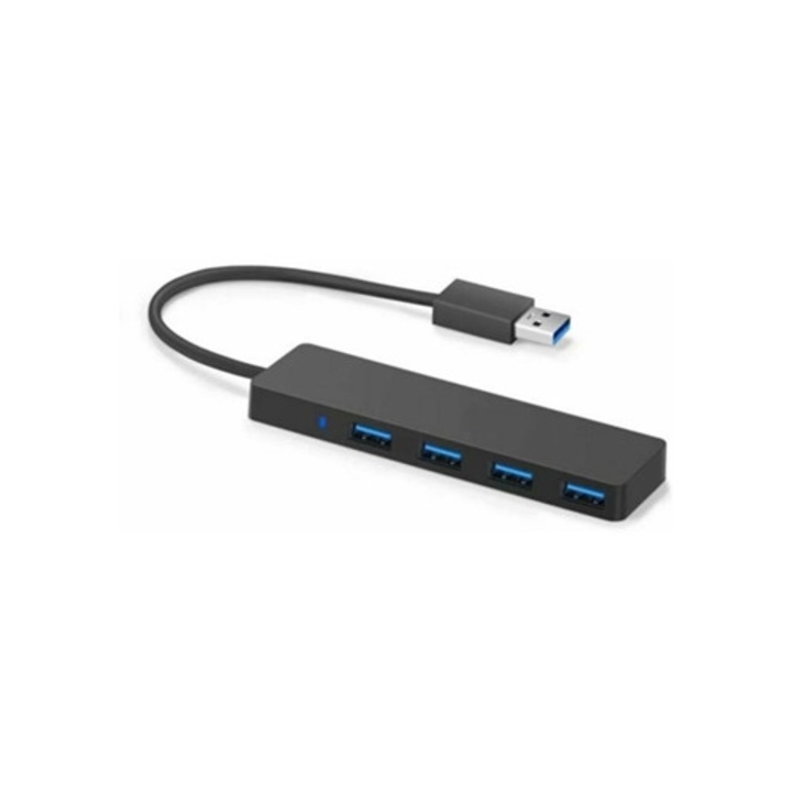 Utazó USB hub, kiváló minőségű anyagok, többszínű