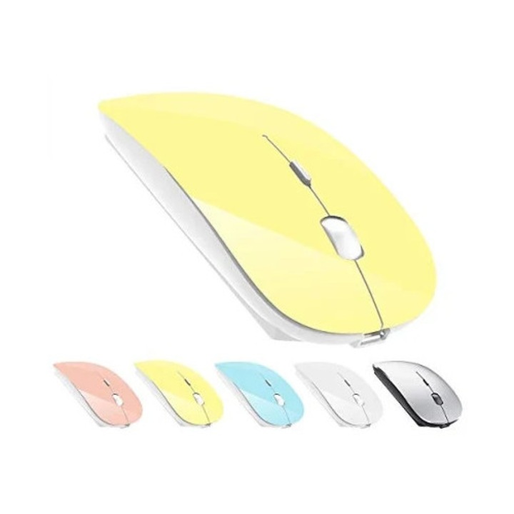 Mouse fara fir Bluetooth reincarcabil ST-001, pentru laptop, compatibil cu Macbook Pro