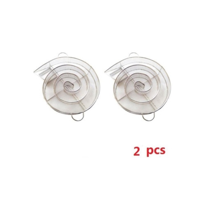 Generator de fum rece rotund set 2, ustensile gratar, pentru BBQ, fum pentru peste, carne, bacon