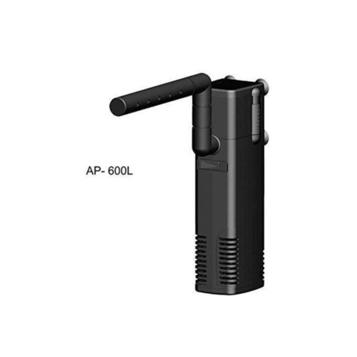 Filtru acvariu submersibil pentru pesti si testoase, nivel apa redus, set