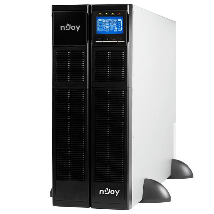 UPS 6KVA 6kW Rackabil, Tower (Convertibil) SMART, necesita cabinet 16 x 12V 9Ah nJoy Balder