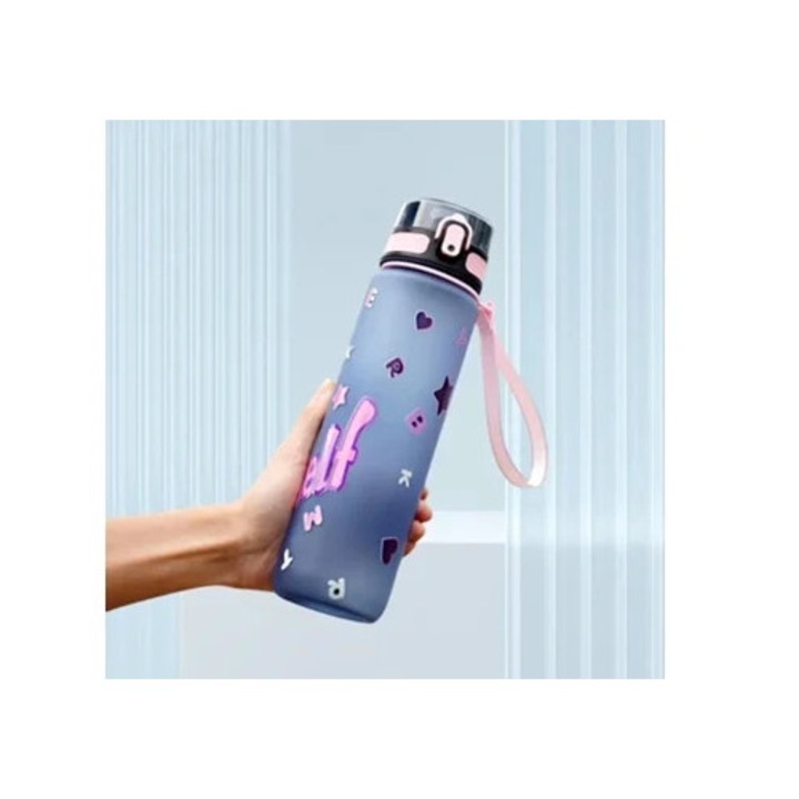Спортна бутилка с градиент, 32 oz, синя
