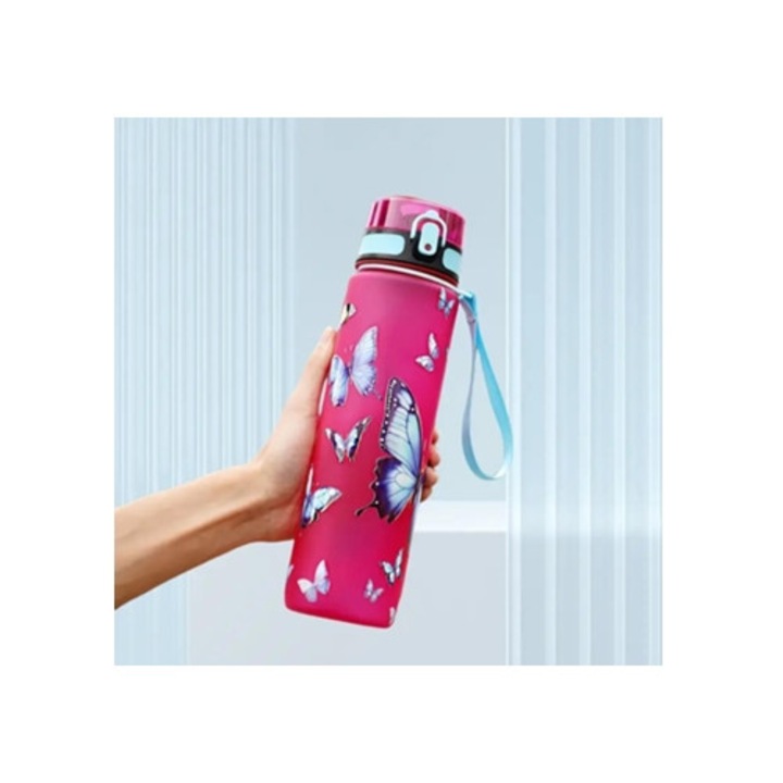 Спортна бутилка 32 oz, червена, комплект