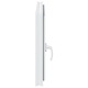 vidaXL Pinceablak RISOR 90 x 50 cm PVC és Üveg Fehér 42047202