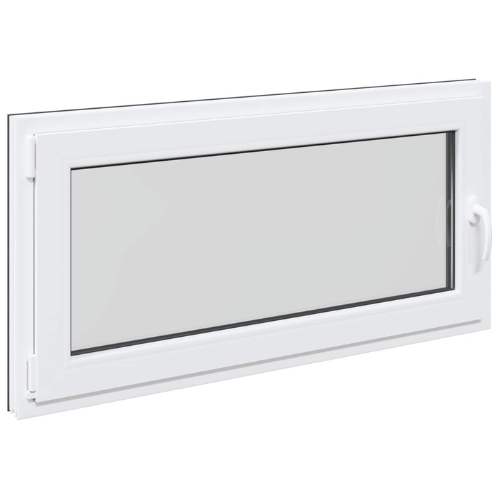 vidaXL Pinceablak RISOR 120 x 60 cm PVC és Üveg Antracitszürke 42047303