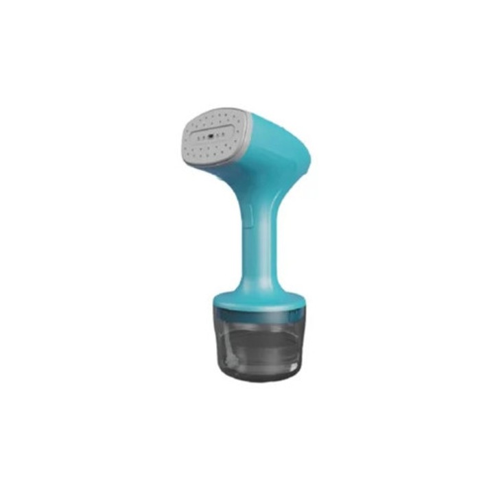 Fier de calcat portabil, 260ml capacitate mare, indepartare cute, albastru