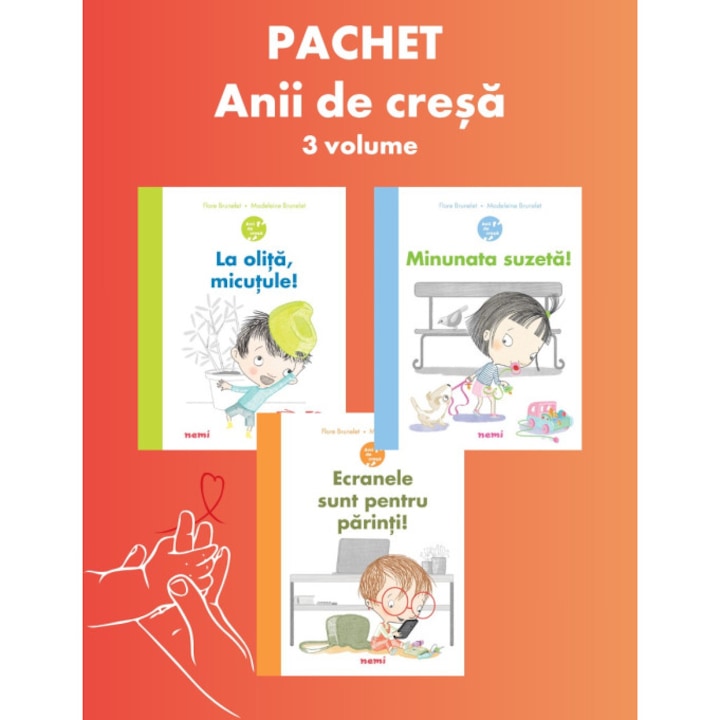 Pachet Anii de cresa 3 volume - Flore Brunelet & Madeleine Brunelet
