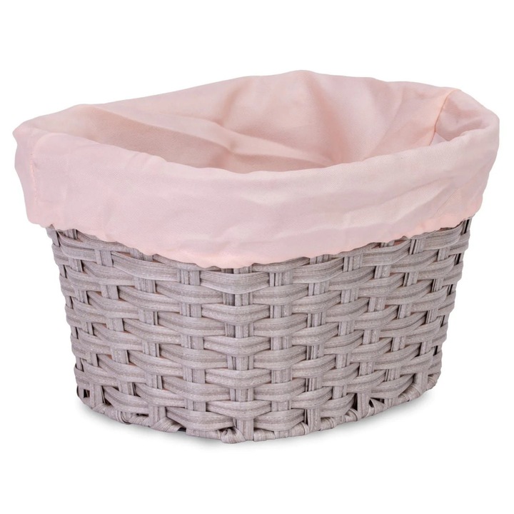 Gyermek és ifjúsági kerékpárkosár, Sun Baby, 20-24 hüvelyk, PP anyag, fém tartóval, méretek 26x21x33,5cm