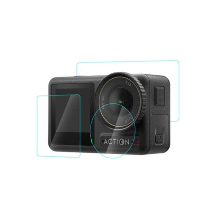 Защитно фолио за обективи DJI Osmo Action 4, комплект