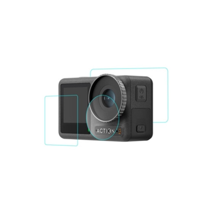 Защитно фолио за обективи DJI Osmo Action 3, комплект