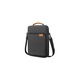 Geanta laptop crossbody, neagra, dimensiune S