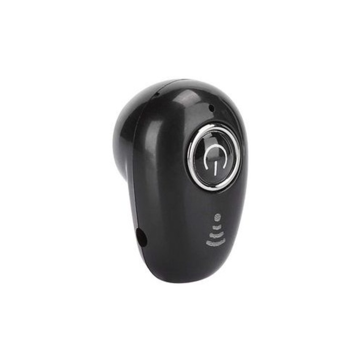 Mini vezeték nélküli Bluetooth fülhallgató, ergonomikus, In-Ear, monó, sport, fehér