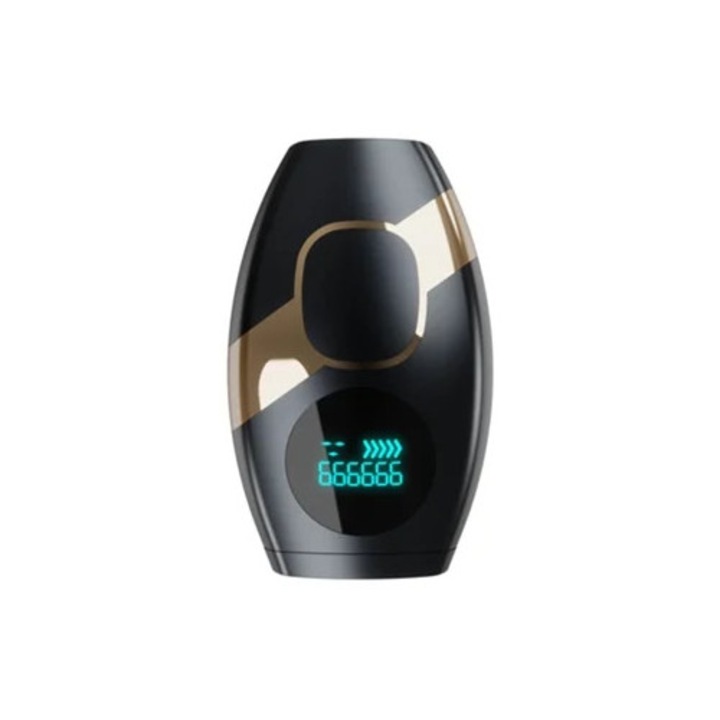IPL epilátor, 5 energiaszint, 999 900 villanás, fekete