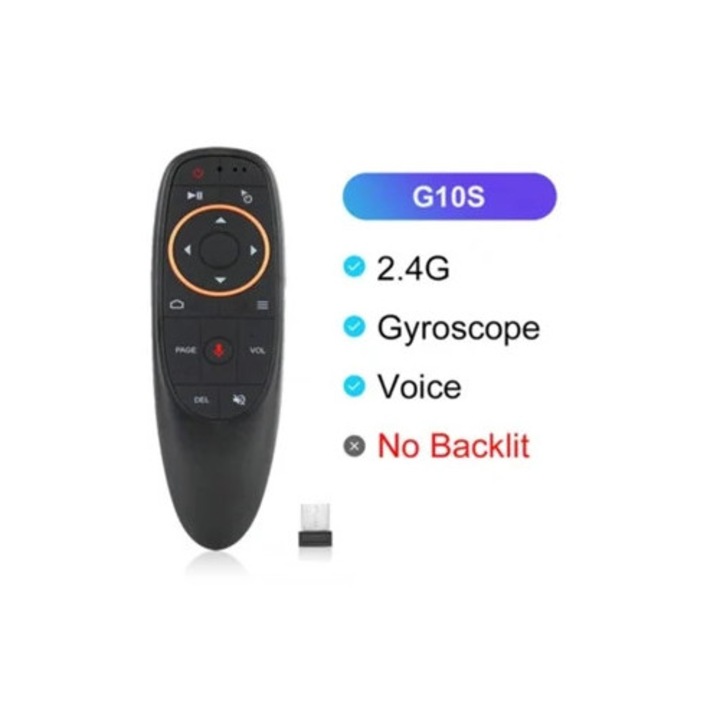 Безжично гласово дистанционно управление, модел G10 G10S Pro, съвместимо с Android TV Box, 2.4G, с жироскоп