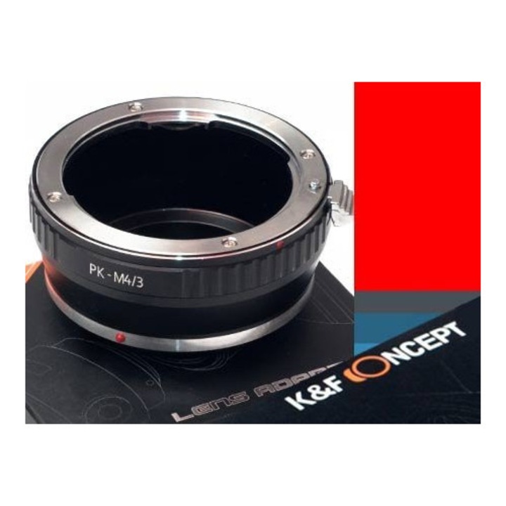 Adapter Obiectiv M42-E K&F Concept pentru Aparat Sony NEX, Constructie Metalica, Instalare Usoara
