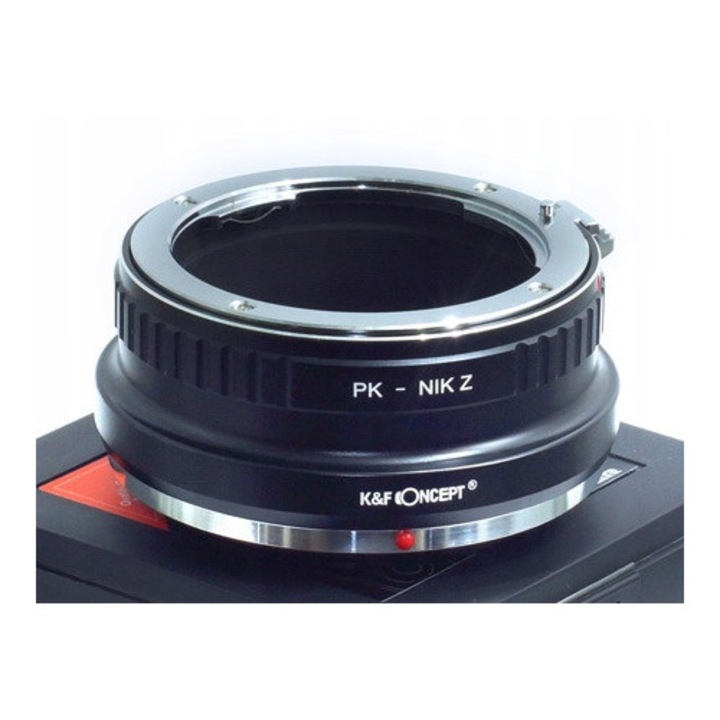 Adapter Pentax PK - Nikon Z, set, duraluminiu, compatibil cu toate aparatele Nikon Z