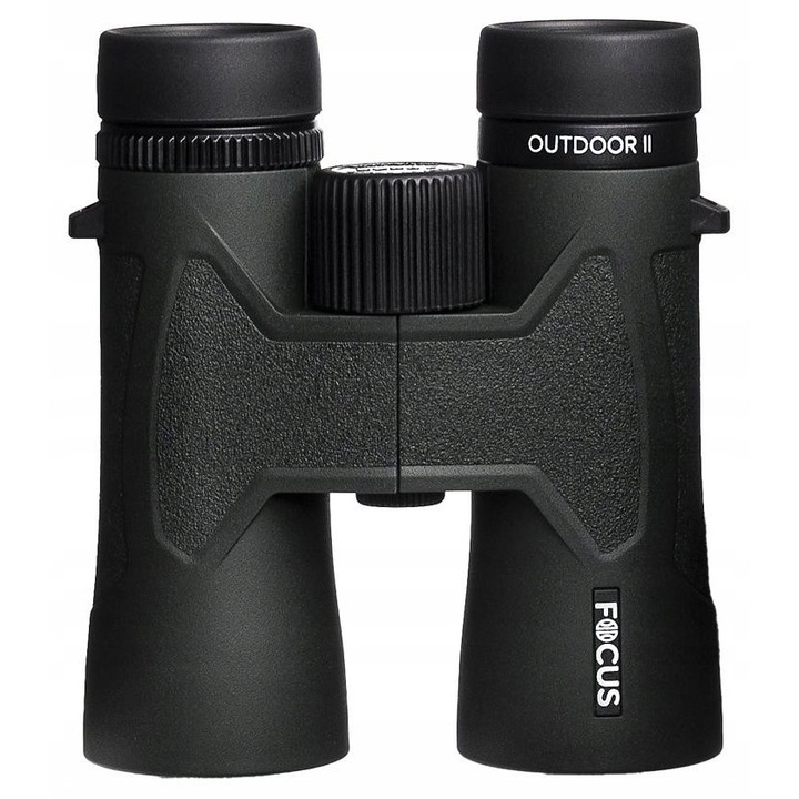Бинокъл Focus Outdoor II 10x42, водоустойчив, призма BaK4, 138x126x50mm, комплект за почистване Lenspen