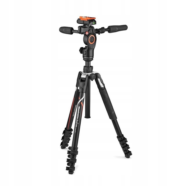 Stativ Manfrotto Befree Advanced 3W Live pentru aparate Sony, 3 directii, negru, 1.97kg