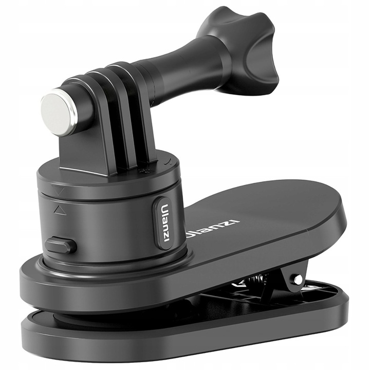 Магнитна стойка Ulanzi Go-Quick II, черна, 87x40x68mm, за спортни камери, комплект с адаптер GoPro