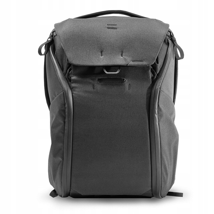 Peak Design Everyday Backpack 20L v2 fotós hátizsák, fekete, 2 rekeszes, állványtartóval, 560.5x210x300mm, 3 FlexFold rekesszel