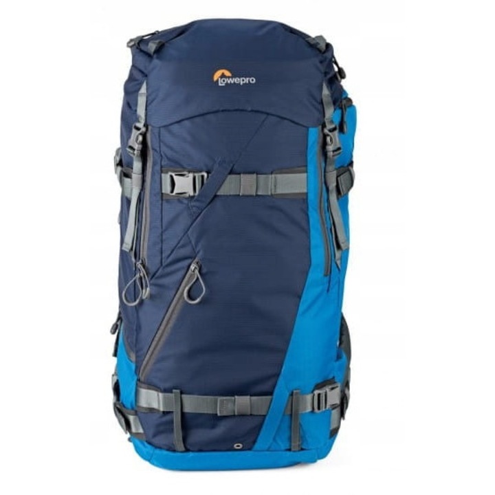 Фото-видео раница Lowepro Powder BP 500 AW, тъмносиня, отделение за лаптоп 15", размери 33,5x22,5x62см