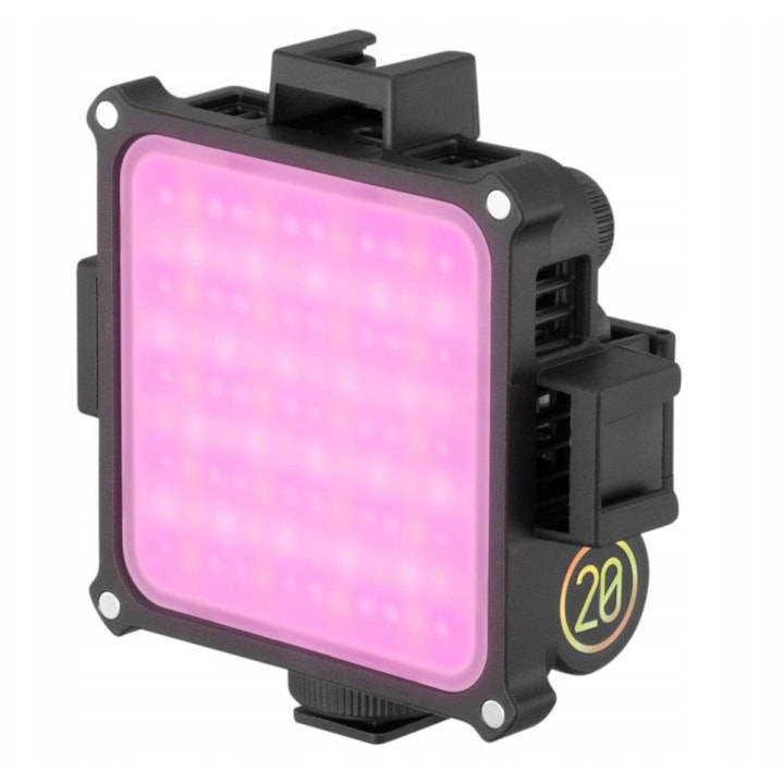 Lampa LED Zhiyun Fiveray M20C, 20W, 2010 lux, 2500K-10000K, пълен комплект