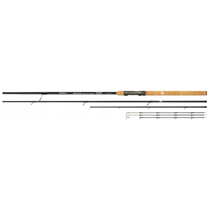 Canoe Mistrall Stratus Method Feeder 3,6m 20-60g, 3 spicc, fekete