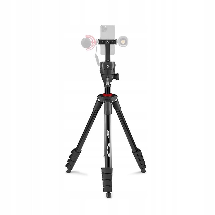 Фото-видео статив Joby Compact Action, държач за смартфон, максимална височина 155 см, тегло 1,16 кг