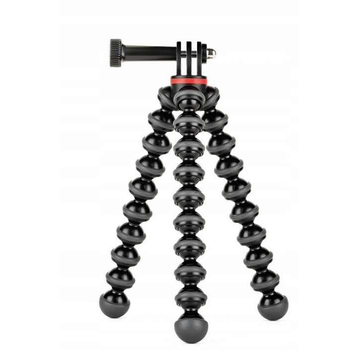 Статив Joby GorillaPod 500 Action, съвместим с GoPro, гъвкав и компактен, черен/сив, 83 г