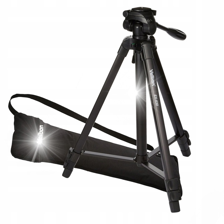Velbon EX-630 alumínium állvány, fekete, 168x61cm, teherbírás 5kg