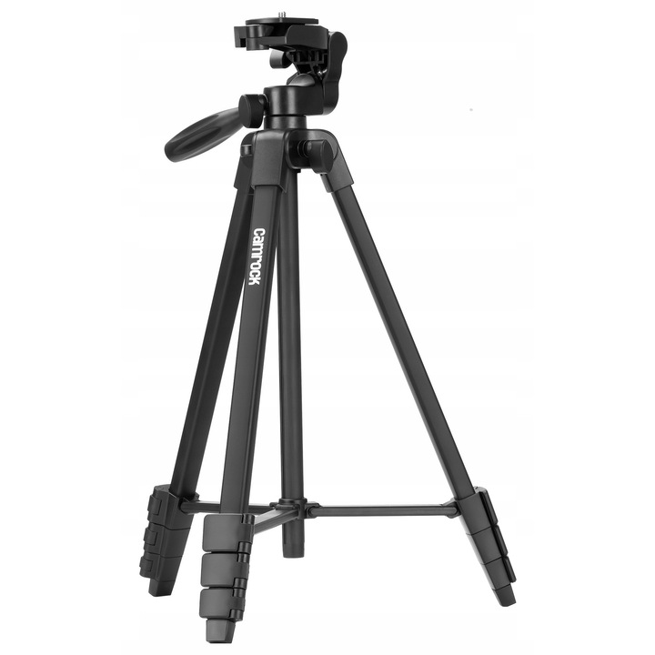 Camrock CP-530 állvány, 3D, maximális magasság 149cm, fekete, GoPro adapterrel és okostelefon tartóval